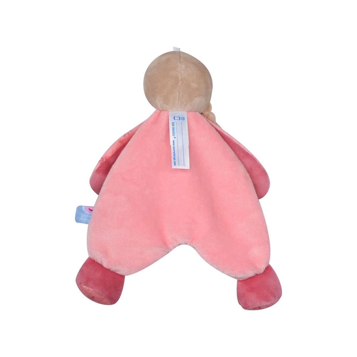 Doumou ouatinee poupee velours doux rose, SUCRE D'ORGE