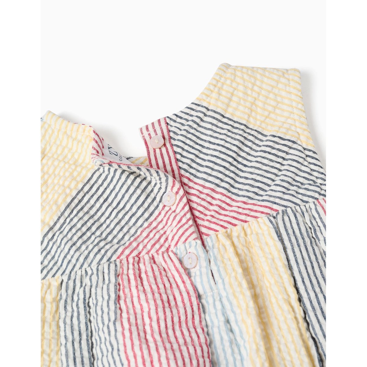 Blouse sans manches en coton à rayures You&Me rouge, ZIPPY