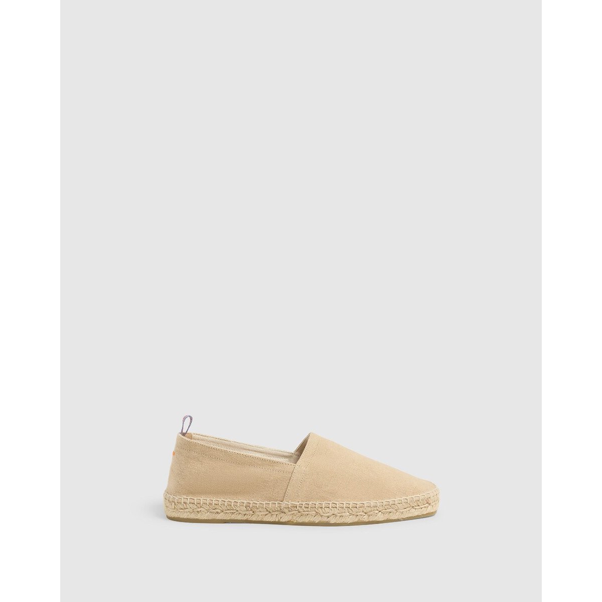Espadrilles en coton beige, CASTANER