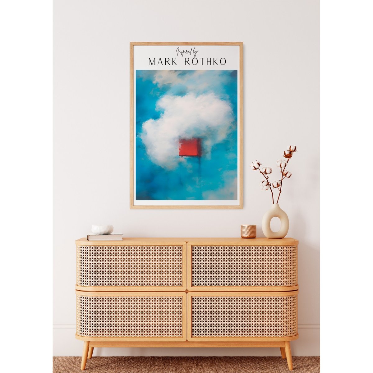Affiche Mark Rothko n°18 blanc, L'AFFICHERIE