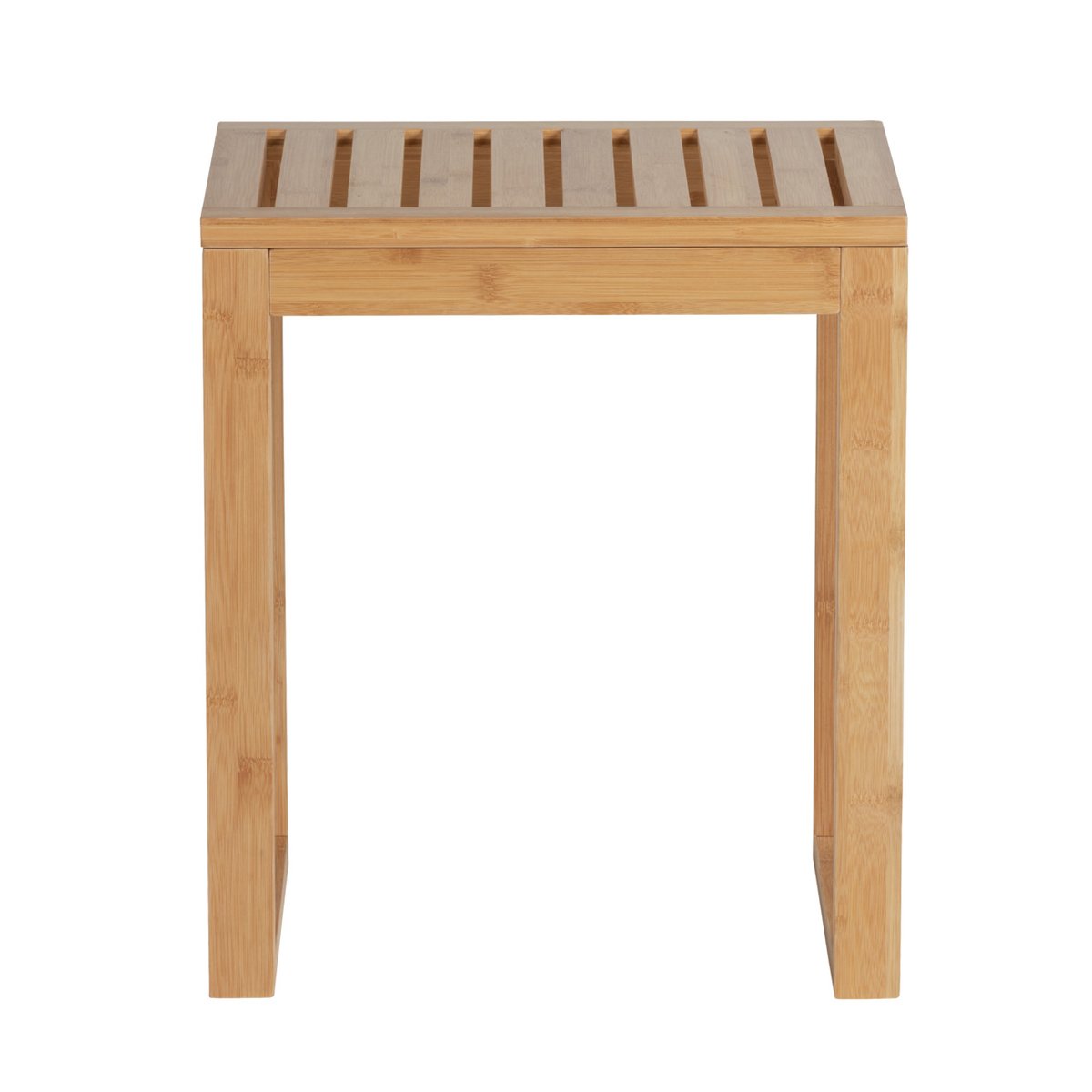 Tabouret de salle de bain en bambou BAMBUSA marron, WENKO