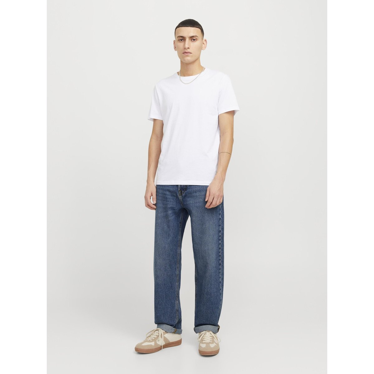 Jean À Coupe Ample blue denim, JACK & JONES
