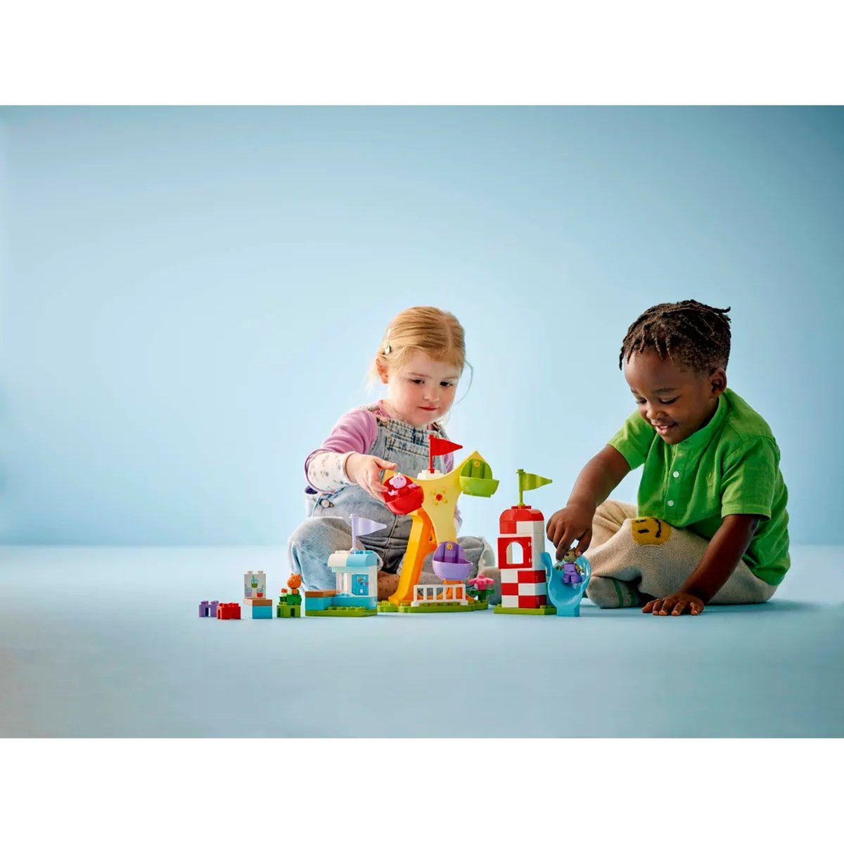 LEGO DUPLO - La fête foraine Peppa Pig - 10453 : Amusement et apprentissage multicolore, LEGO