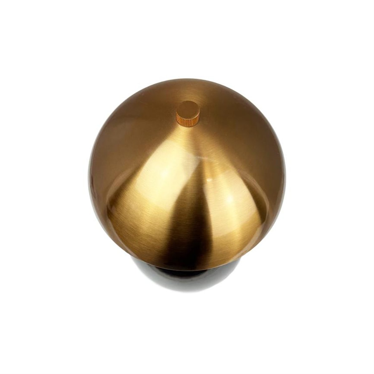 Lampe de table LED rechargeable MANHATTAN noir/laiton, DYBERG LARSEN