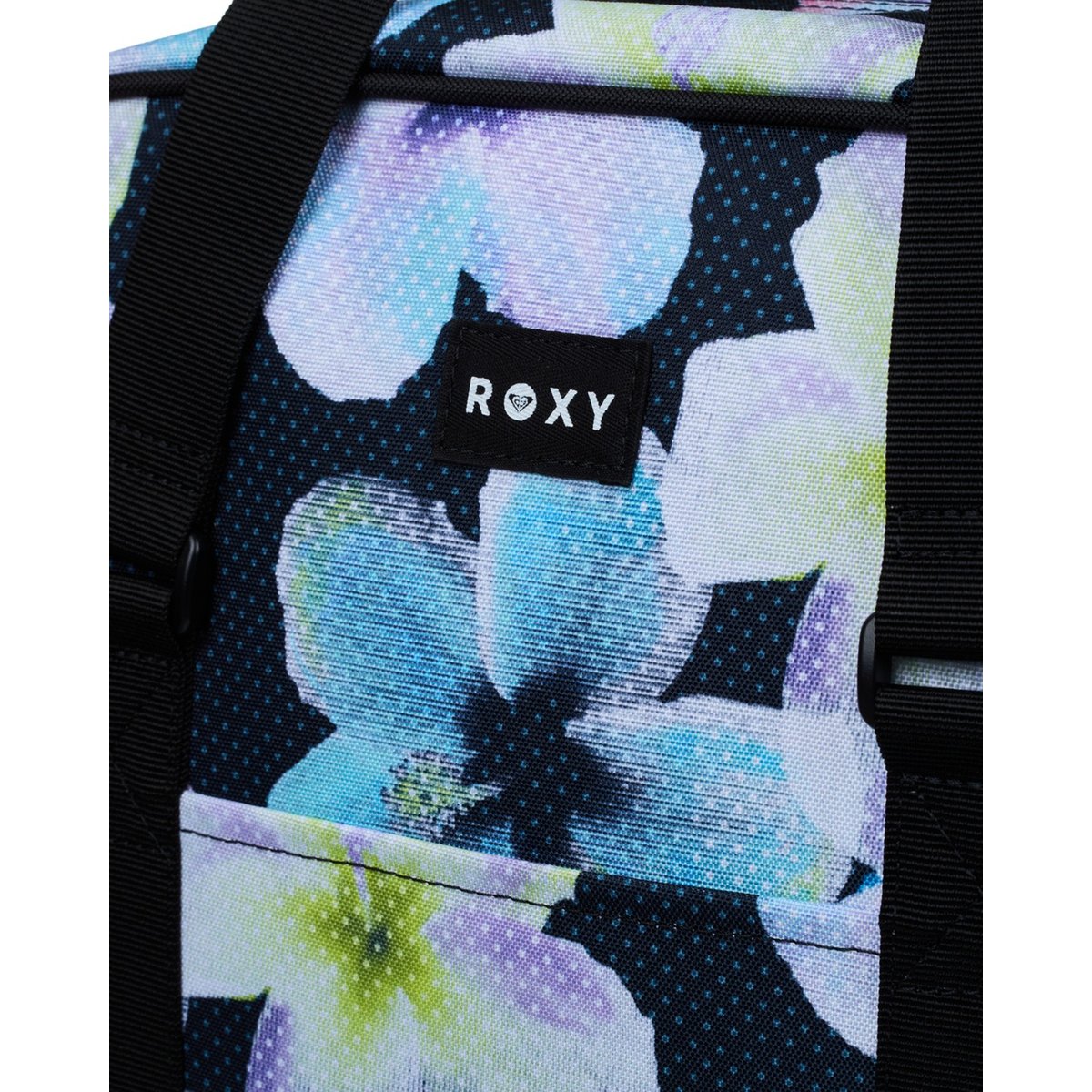 Sac de sport moyen FEEL HAPPY. noir anthracite im fleur real, ROXY
