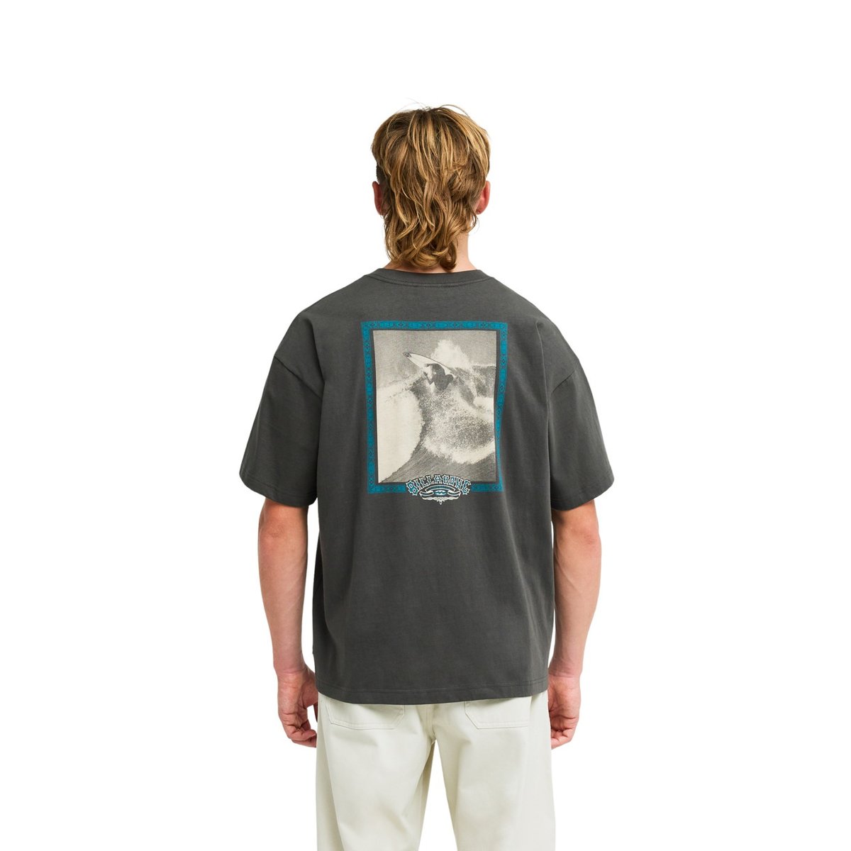T shirt manches courtes SINCE 73 ALTERNATE OG noir raven, BILLABONG