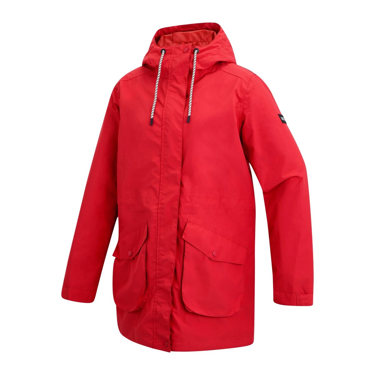 Veste imperméable à capuche NORANA rouge vif, REGATTA