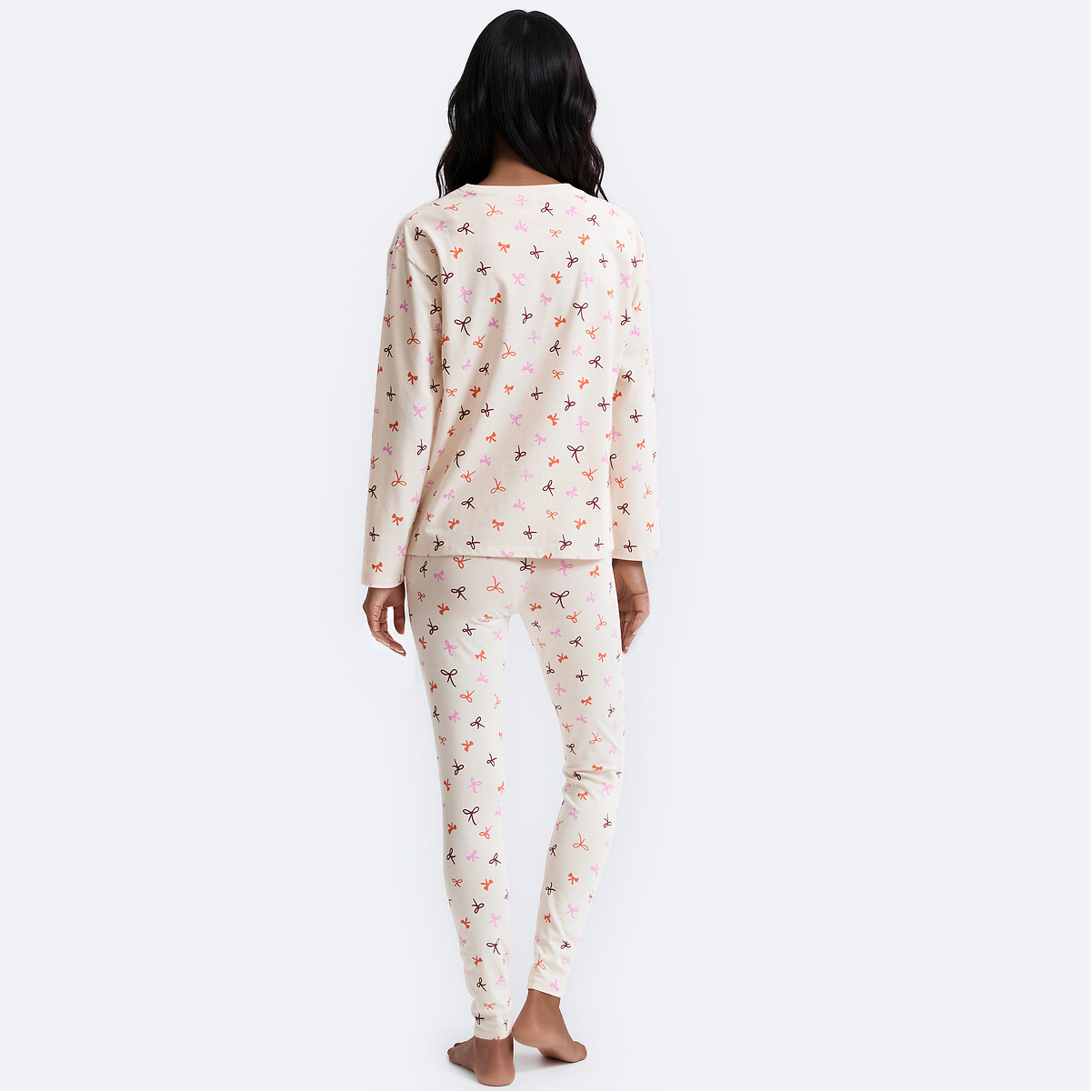 Pijama de 2 peças em jersey estampado estampado, SO'HOME