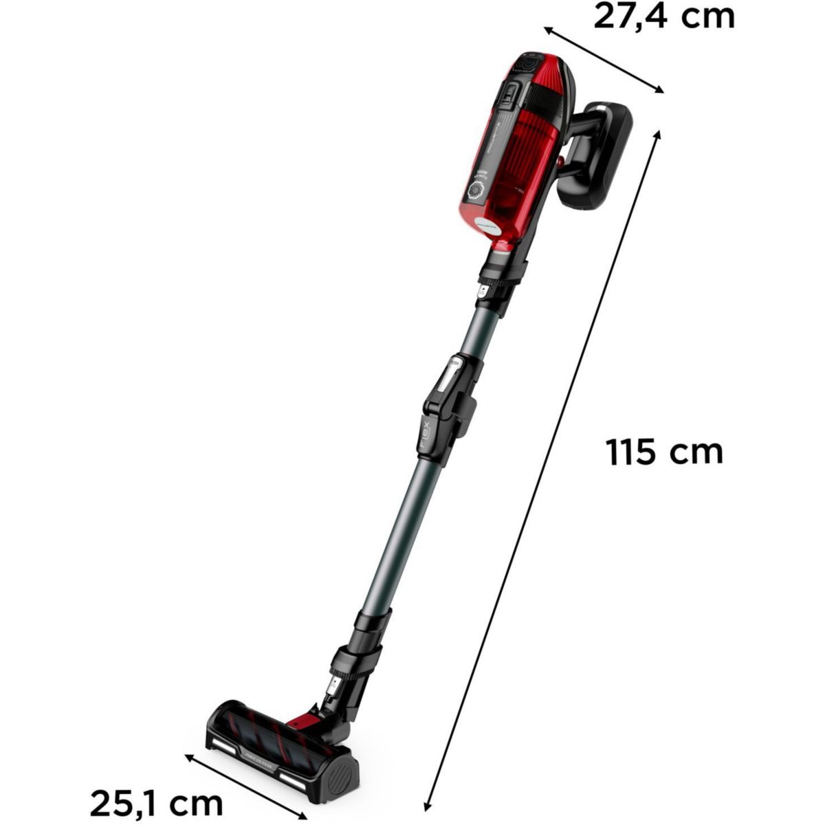Aspirateur balai X Force Flex 12.60 Animal Care RH98A3WO couleur unique, ROWENTA