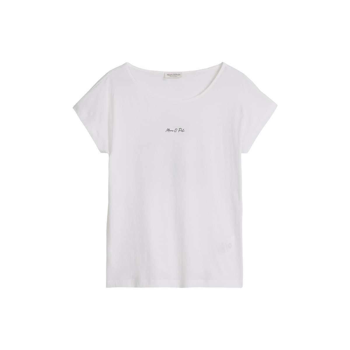 T-shirt imprimé loose en single jersey léger blanc, MARC O'POLO