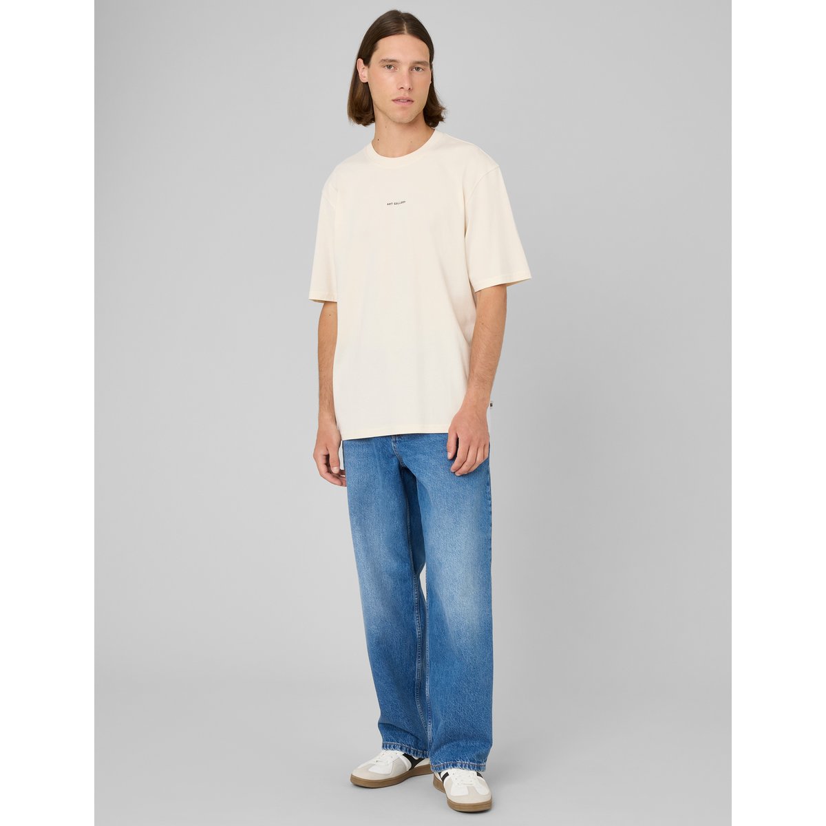 T-shirt imprimé devant / dos naturel, BZB