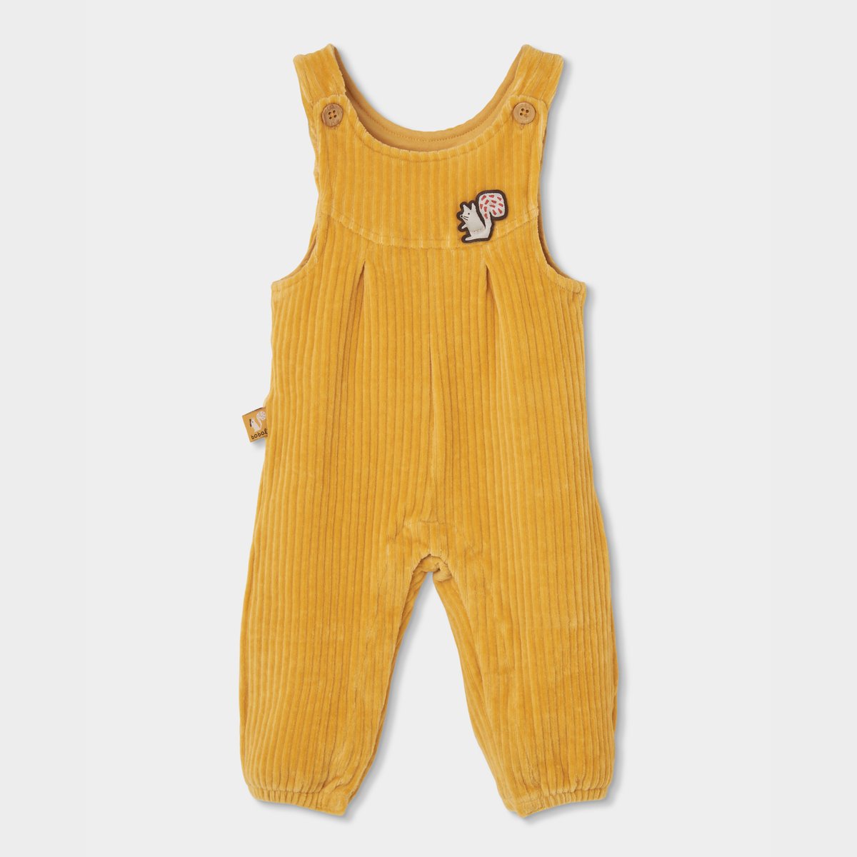 Ensemble bébé fille maille avec écureuil jaune, BOBOLI