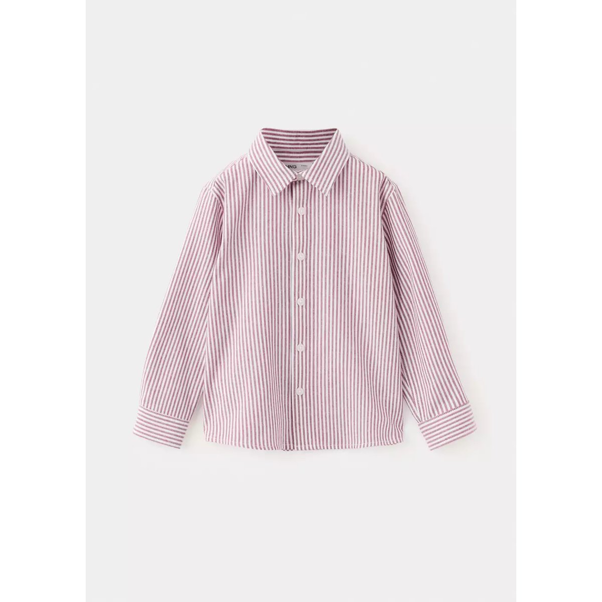 Chemise coton rayures cerise, MANGO BABY