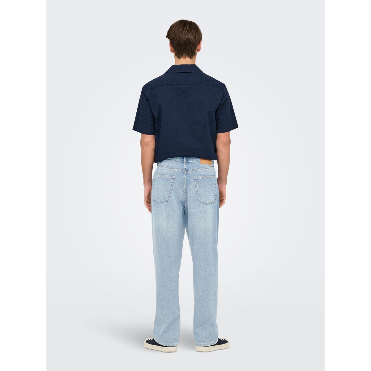 Jean À Coupe Ample light blue denim, ONLY & SONS