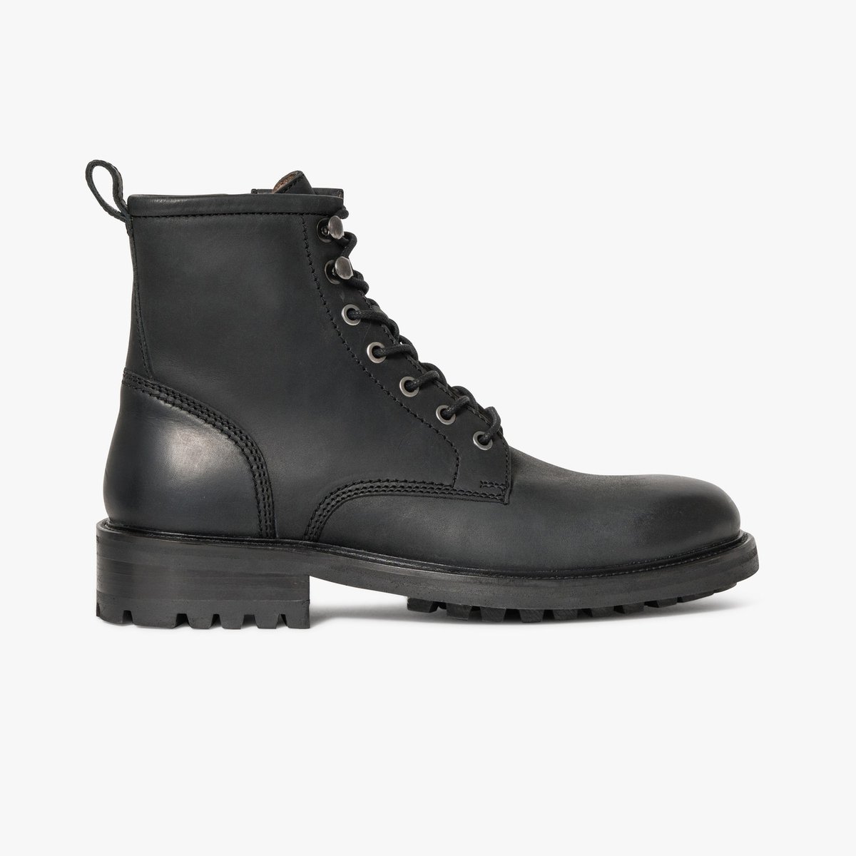 Boots À Talon en cuir EDGAR noir, BOCAGE