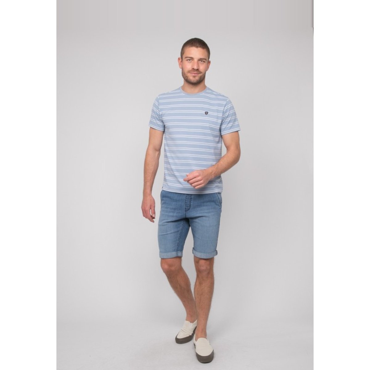 T-shirt Fines Rayures Marinière Nerlando bleu, RITCHIE