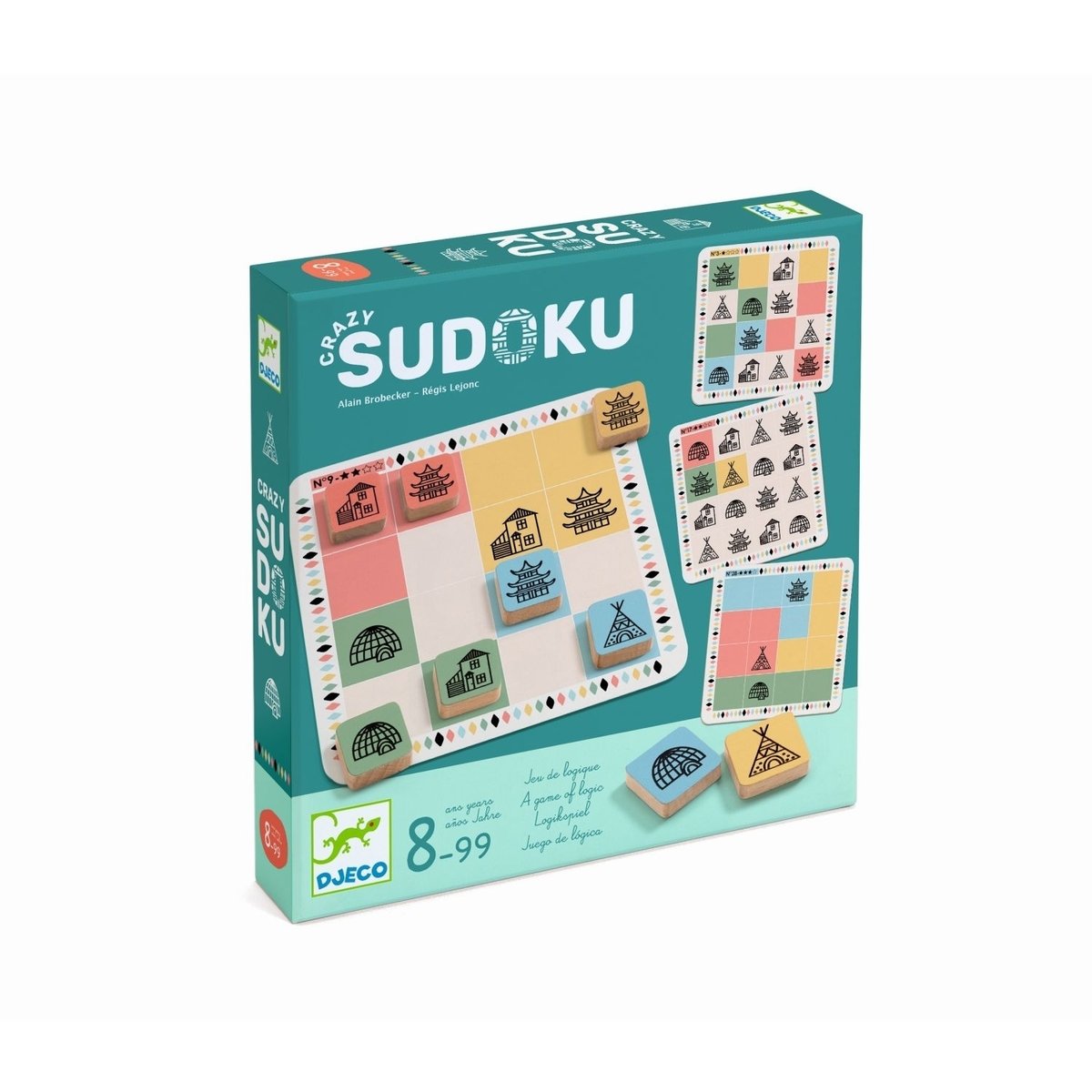 Jeu Crazy SUDOKU multicolore, DJECO