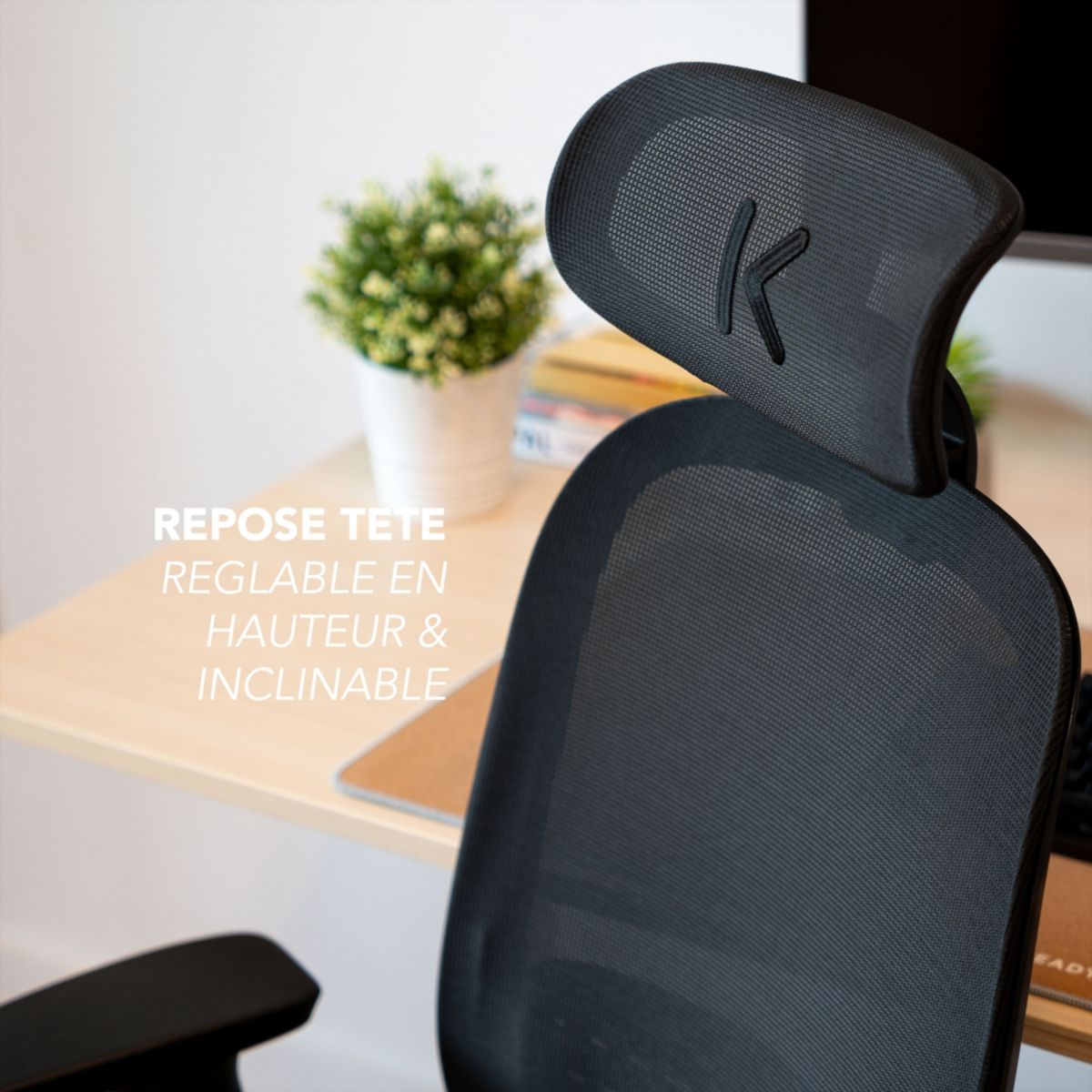 Chaise gaming C15 Ergo Noir Progress couleur unique, SKILLKORP