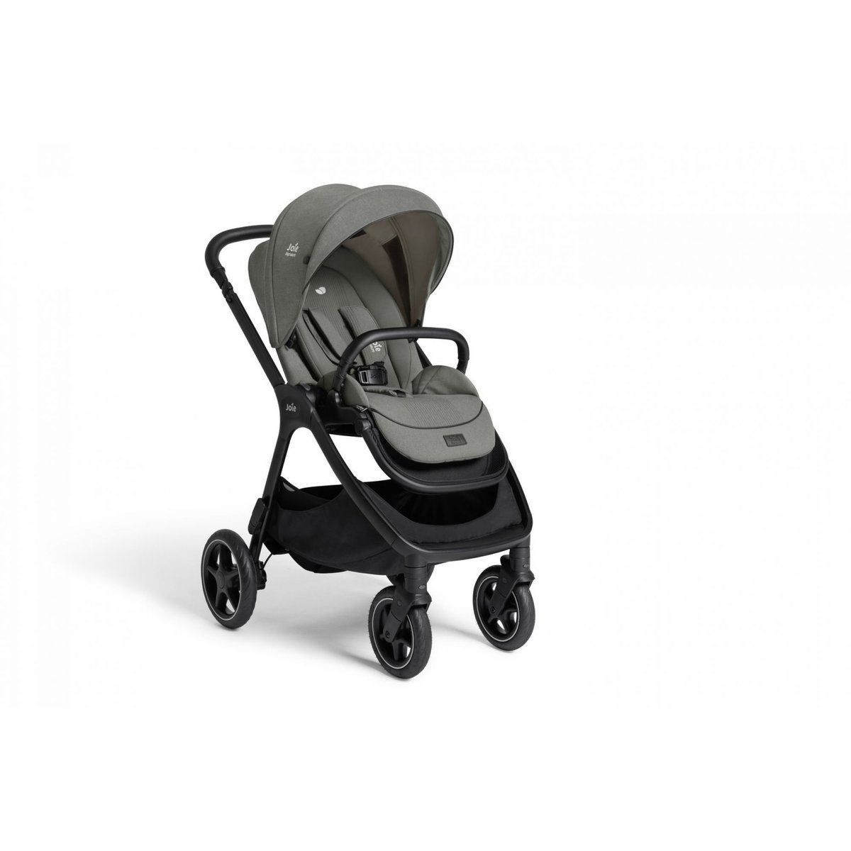 Poussette duo Finiti Signature Evergreen + siège auto Sprint Evergreen couleur unique, JOIE