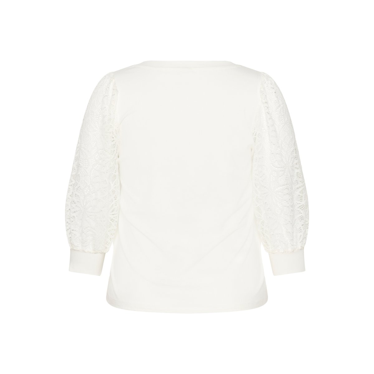 T-shirt à manches longues blanc chalk, KAFFE CURVE