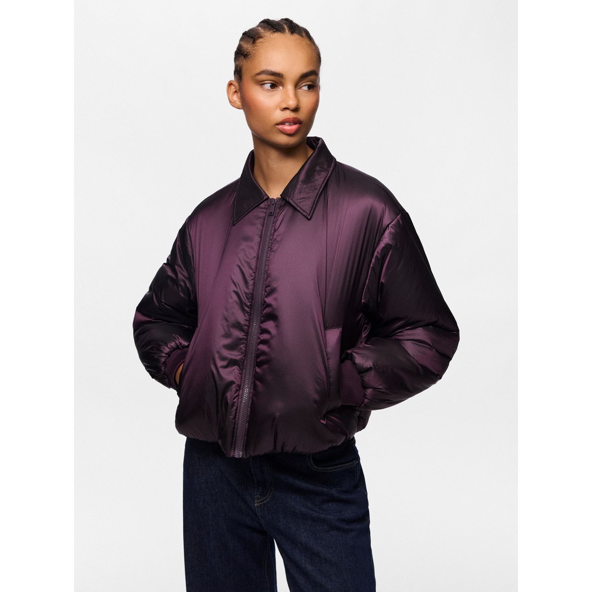 Veste Bomber violet - plum perfect1, PIECES