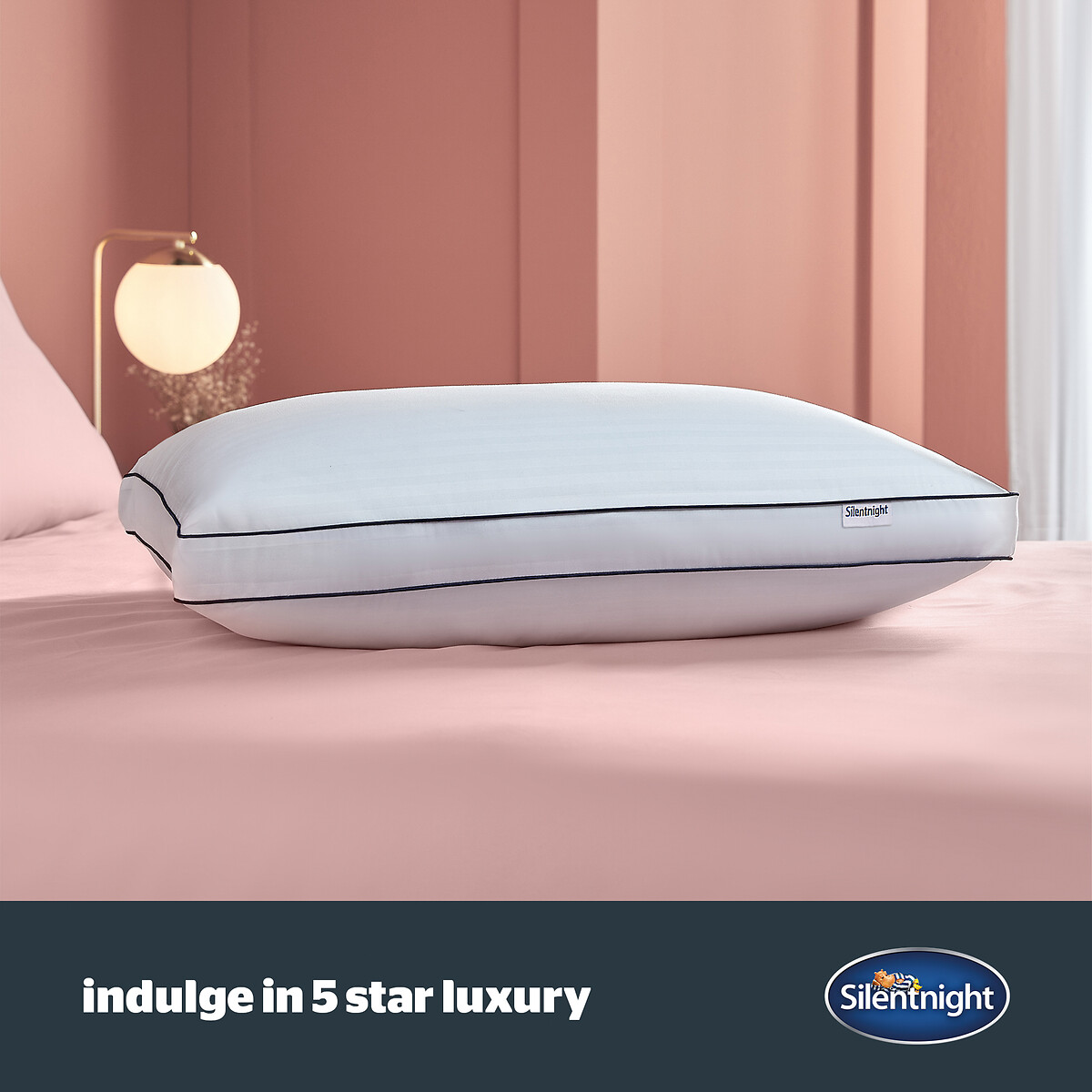 Hotel Collection Box Pillow white, SILENTNIGHT