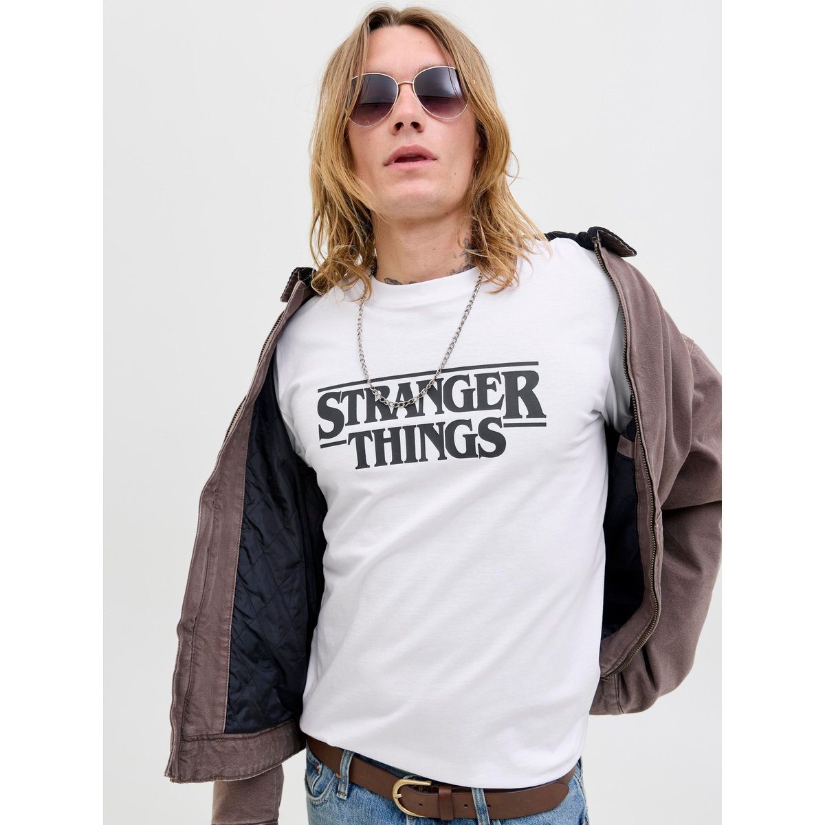 T-Shirt bright white, JACK & JONES