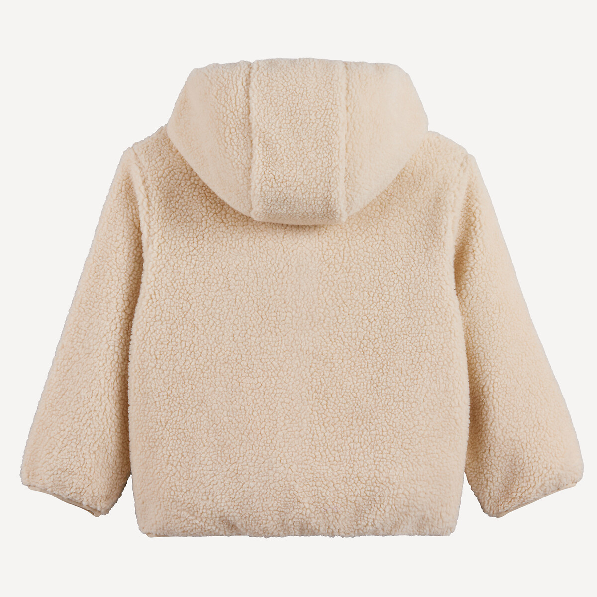 Gilet sherpa à capuche ecru, LA REDOUTE COLLECTIONS
