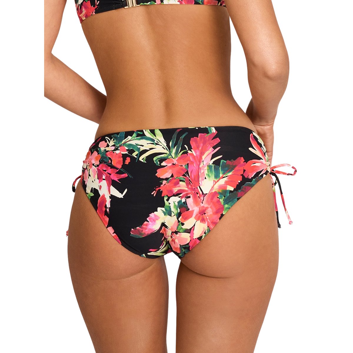 Bas maillot slip de bain taille haute TROPICO noir, SELMARK MARE