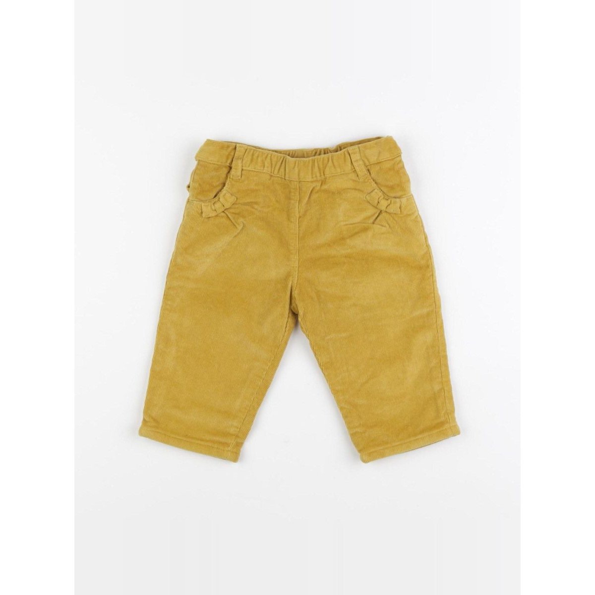 Pantalon doublé - Très bon état jaune, PETIT BATEAU