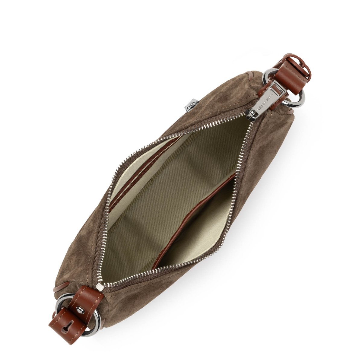 Petit sac besace SUÈDE IT châtaigne, LANCASTER