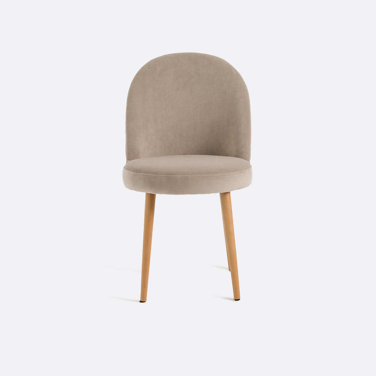 Chaise velours, Inès beige, LA REDOUTE INTERIEURS