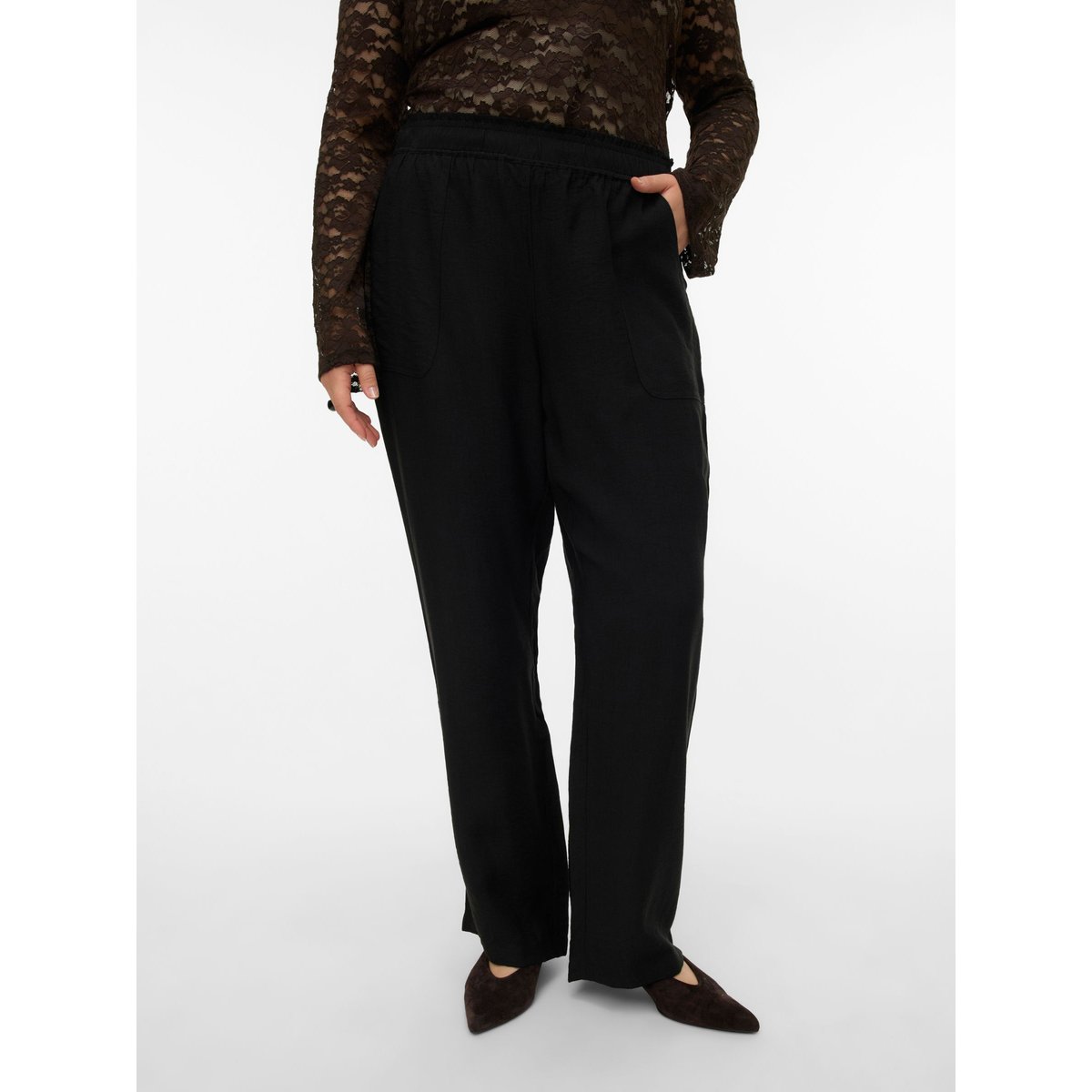 Pantalon À Jambe Large noire - black, VERO MODA
