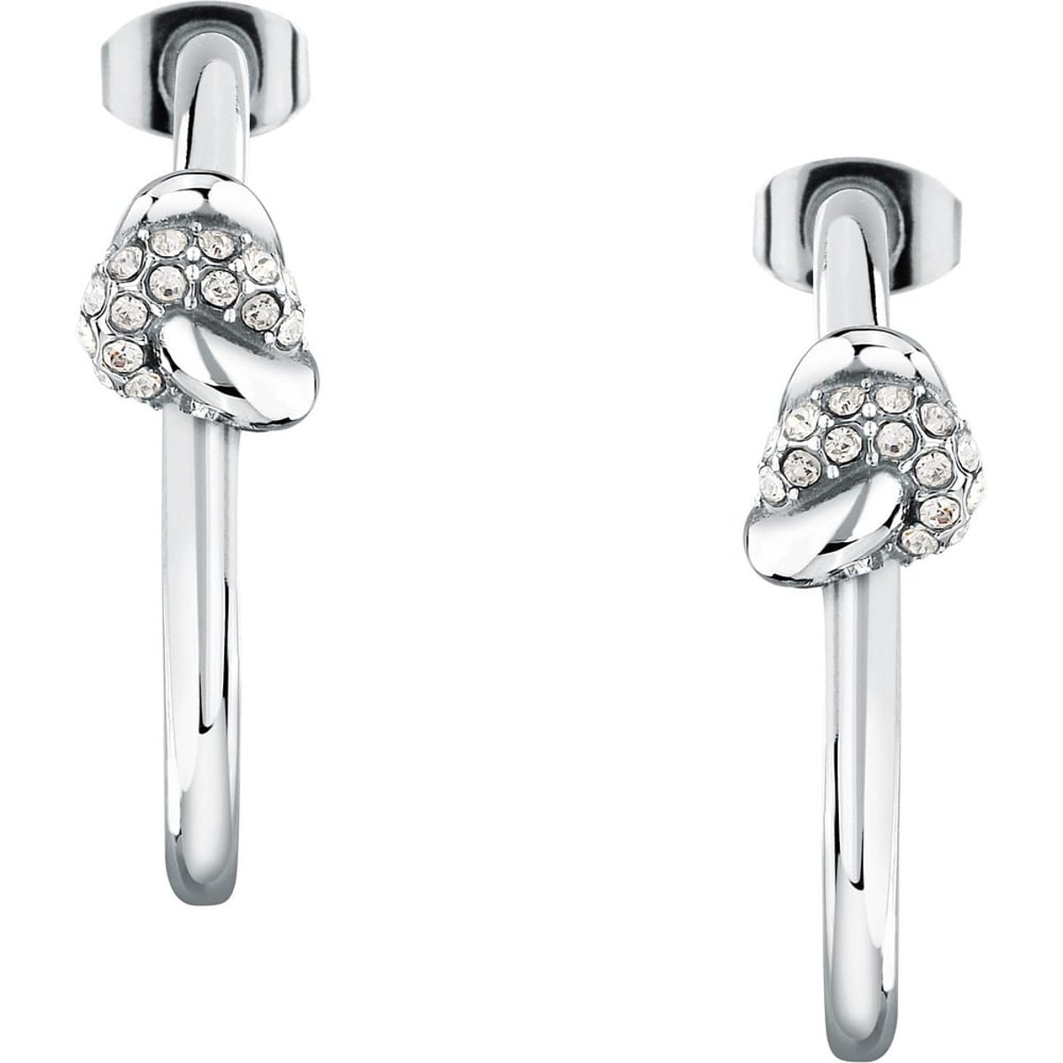 Boucles d'oreilles en Cristal/crystal/steel et Cristal acier inoxydable, MORELLATO