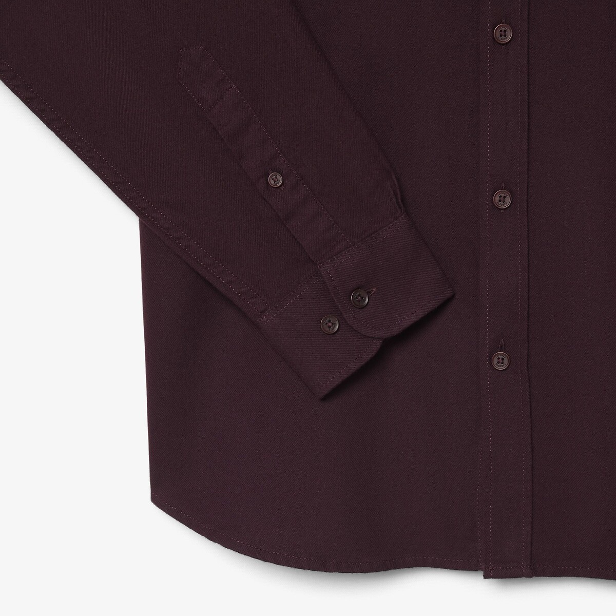 Chemise en flanelle, Regular Fit bordeaux, LACOSTE