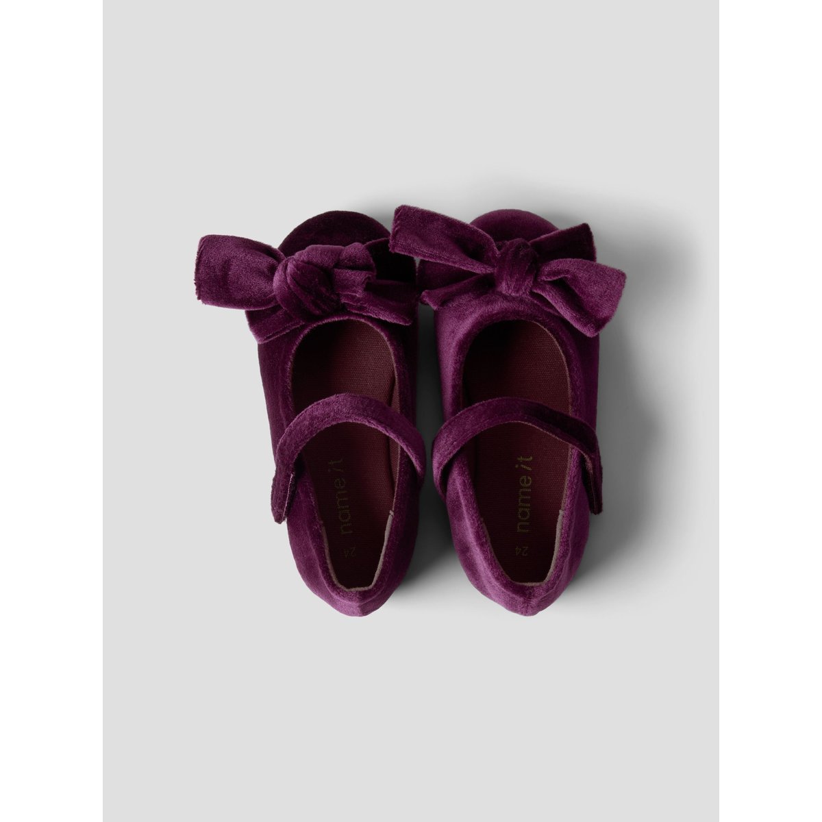 Ballerines violet - burgundy1, NAME IT