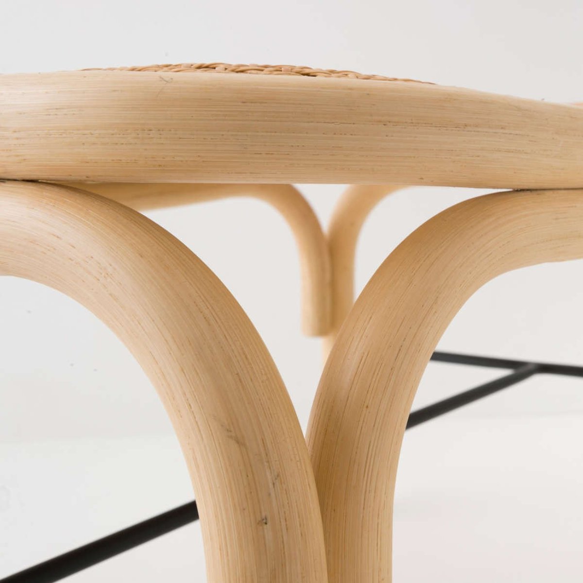 Repose-pieds rotin et cannage PLUS rotin naturel, ORCHID EDITION