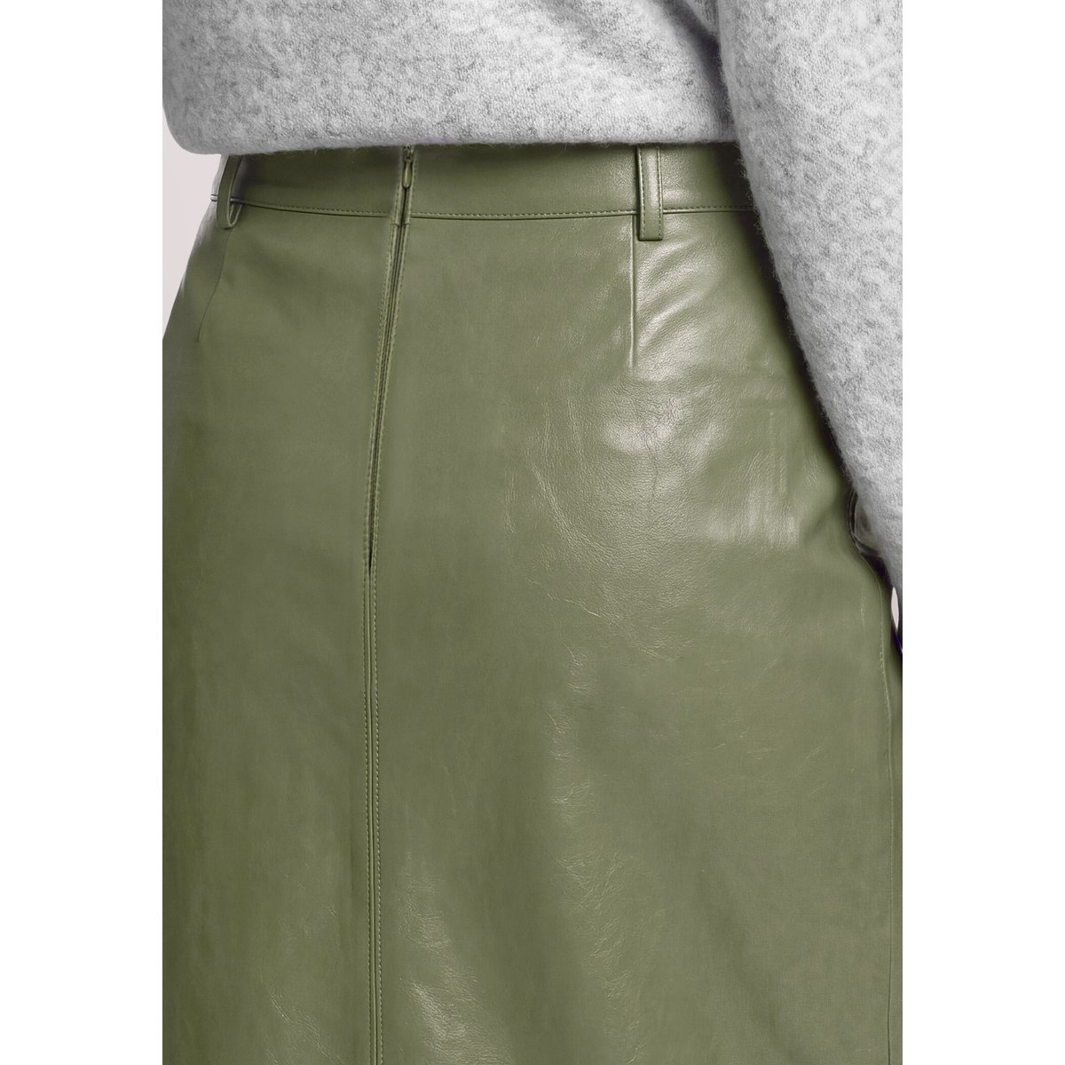 Jupe de coupe trapèze à poches pale khaki, CARTOON