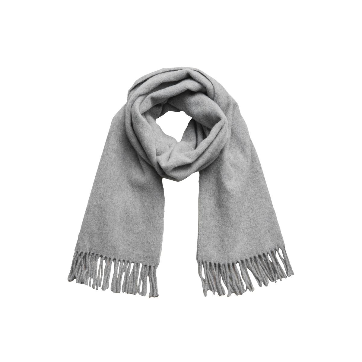 Écharpe mi-épaisse fabriquée en italie gris, NEXT