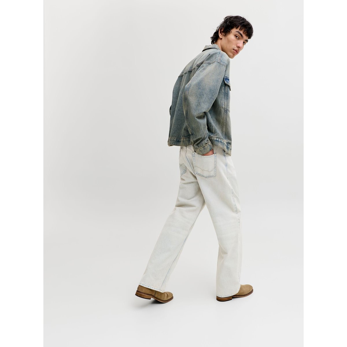 Jean Baggy Fit blue denim, JACK & JONES