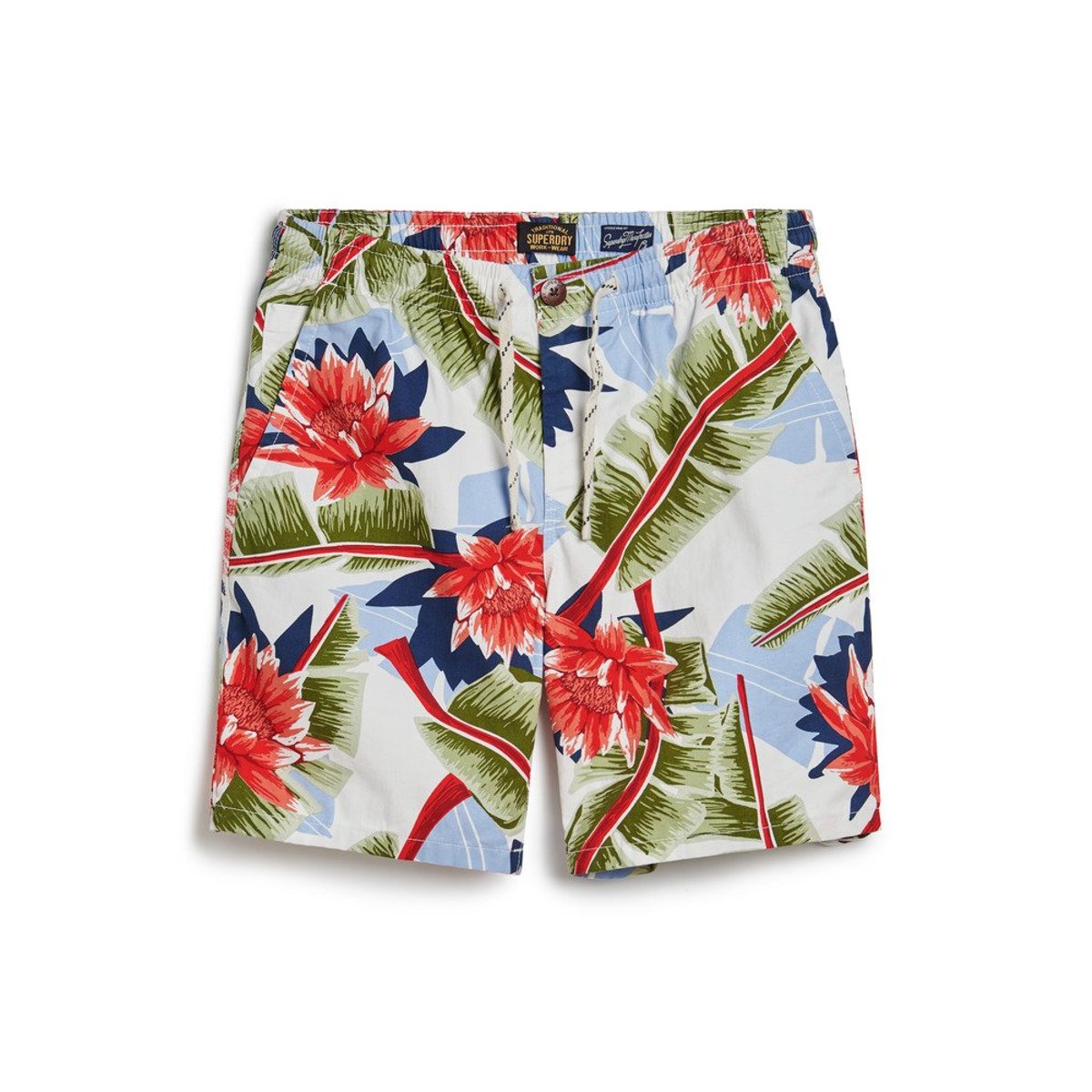Short Bermuda Coupe Décontractée optic feuilles de bananier, SUPERDRY