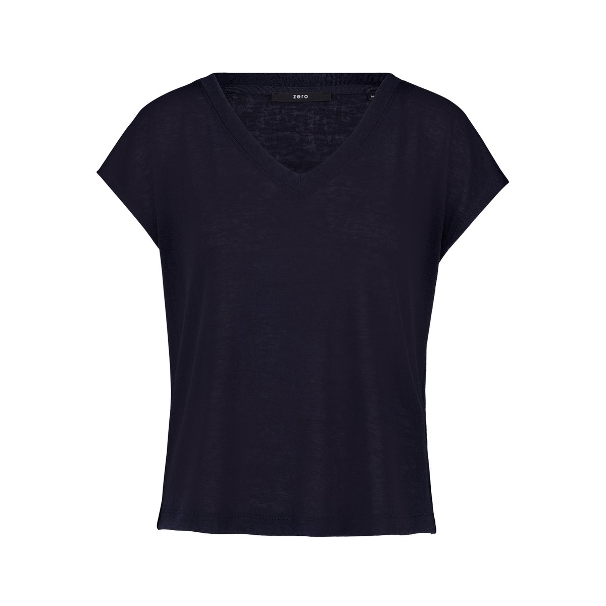 T-shirt à manches courtes à encolure en v deep sky, ZERO