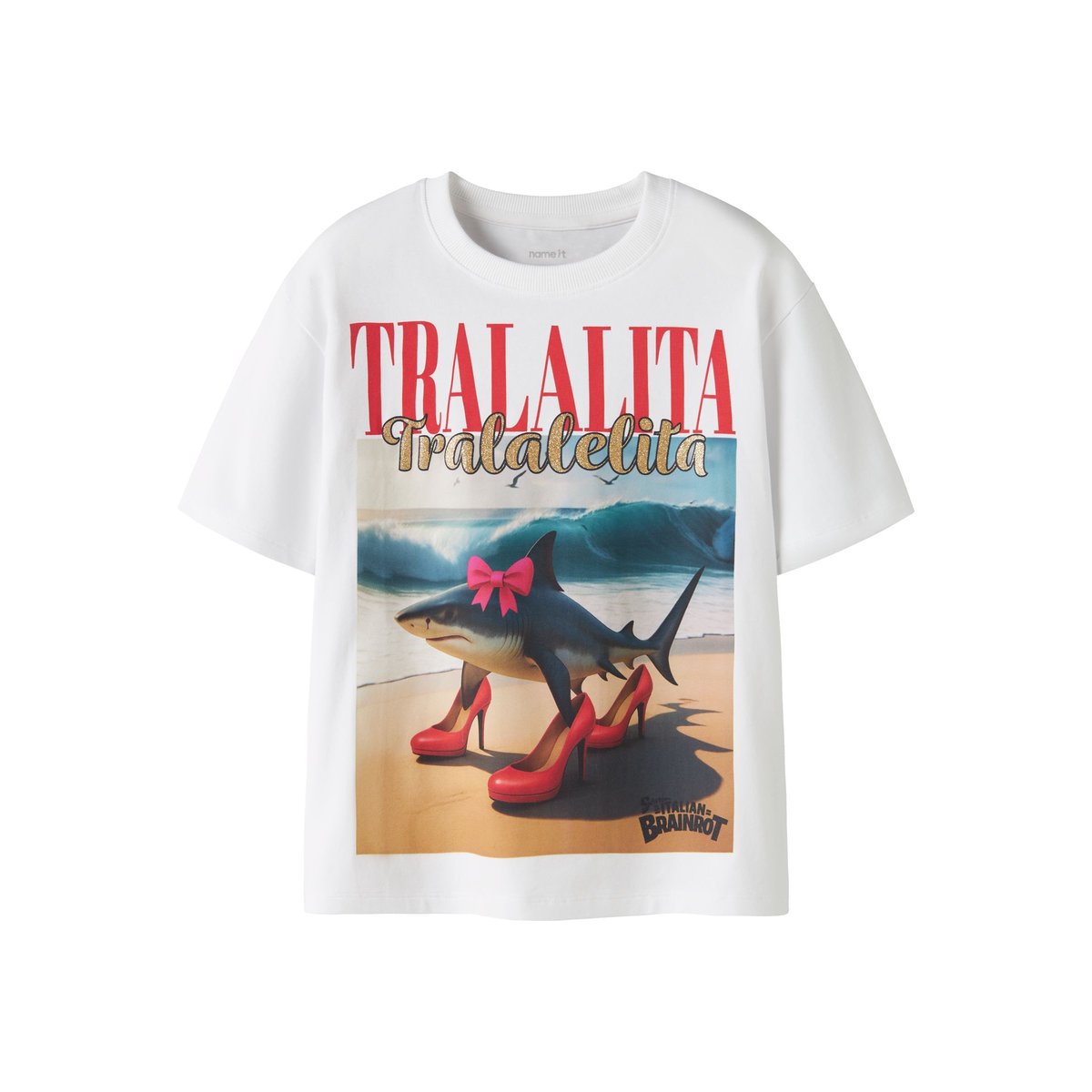 T-Shirt bright white, NAME IT