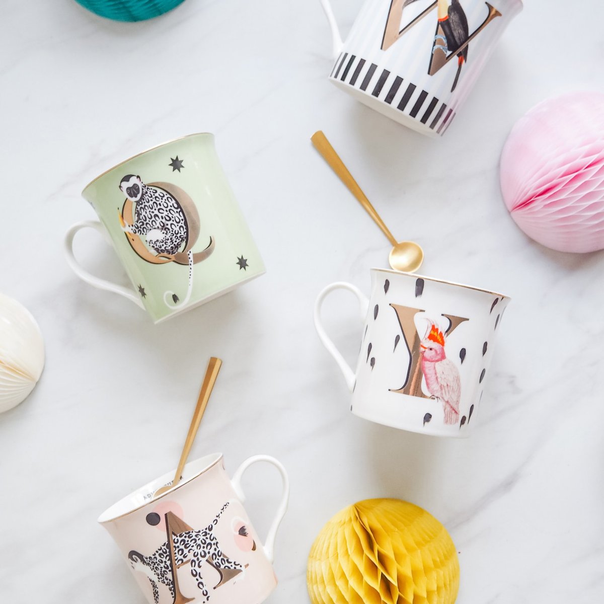 Mug Alphabet Animaux k, YVONNE ELLEN