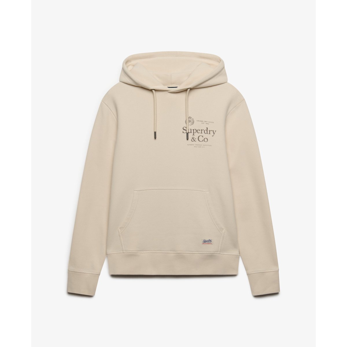 Sweat à capuche 1954 Company Coupe décontractée bouleau, SUPERDRY