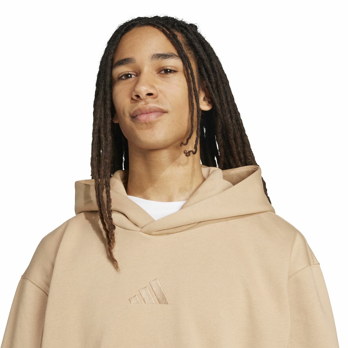 Sweat-shirt à capuche molleton ALL SZN taupe, ADIDAS SPORTSWEAR