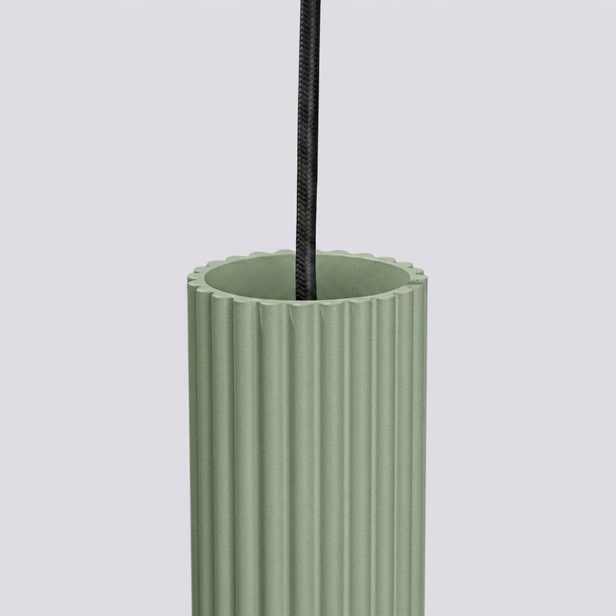 Suspension Aluminium Sauge GU10 1 KARBON sauge, EDEN