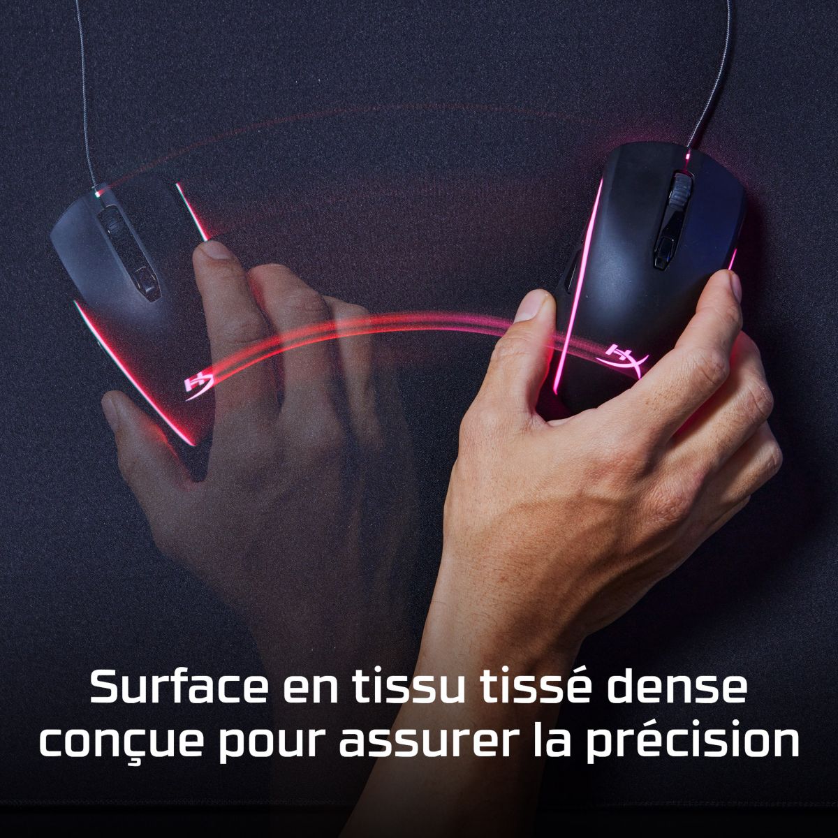Tapis de souris Pulsefire Mat Mouse Pad Cloth 2XL noir, HYPER