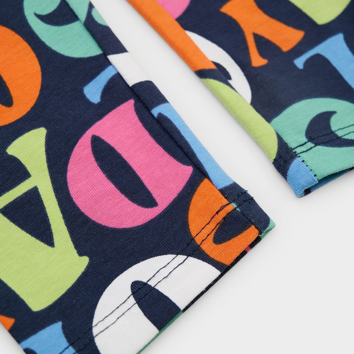Legging fille imprimé lettres multicolore, BOBOLI