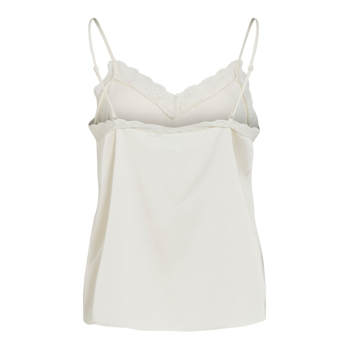 Caraco col V en dentelle cloud dancer, VILA